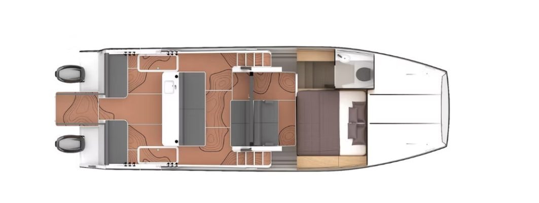 Standard main Deck with Cabin + Head